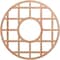Ekena Millwork O'Neal Wood Fretwork Pierced Ceiling Medallion, Cherry, 16"OD x 5 3/4"ID x 3/8"T CMWP16X16X0375ONCH - alternate 1